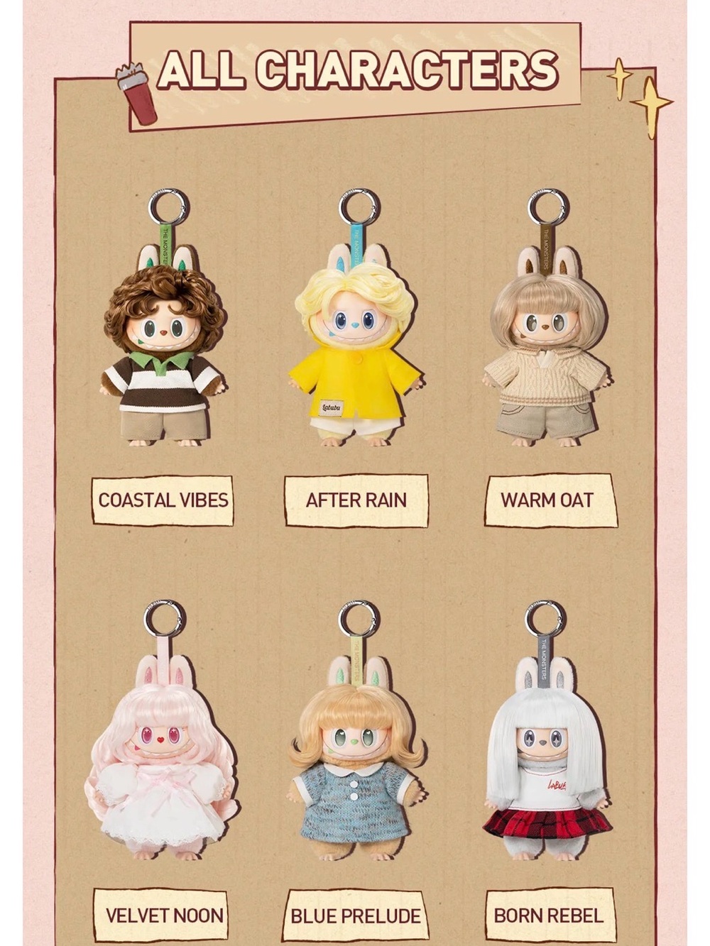 The Monsters Hair Salon Series vinyl plush pendant blind box - Picture 10 of 10